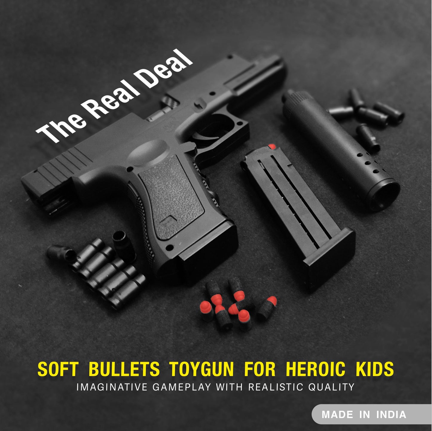 Plastic Toy Weapon Pistol | Soft Bullet Pistol Toygun | Multiple Color