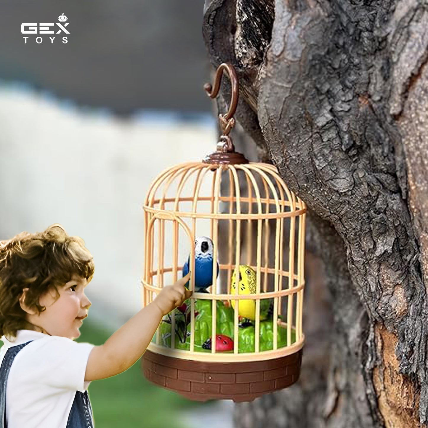 Kids Love to Play with Birds, Birds chirping sound with children clapping
