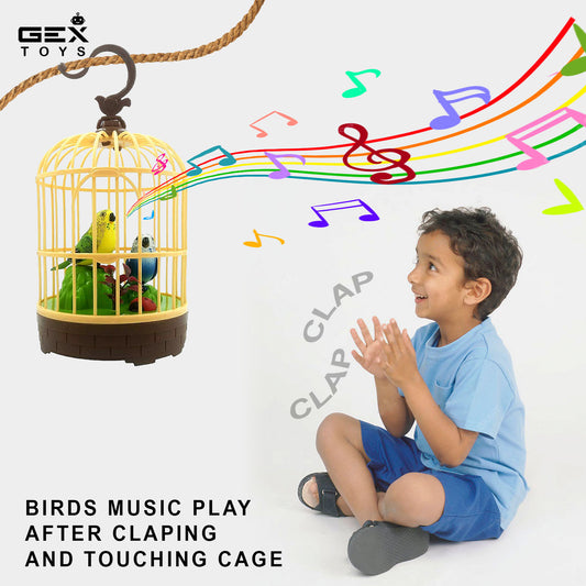 Singing Birds Cage Home Decoration Items Toys For Kids