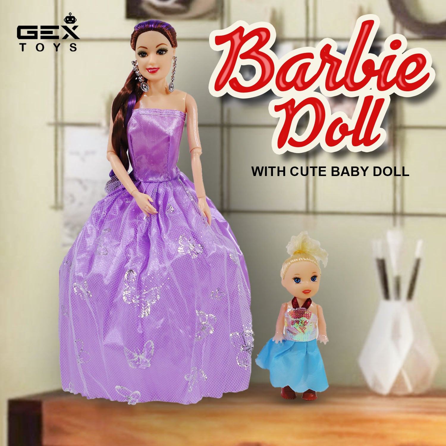 Fashion barbie doll with price