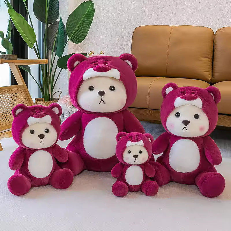 Cute and Soft Toys Stawbery Teddy Bear For Kids