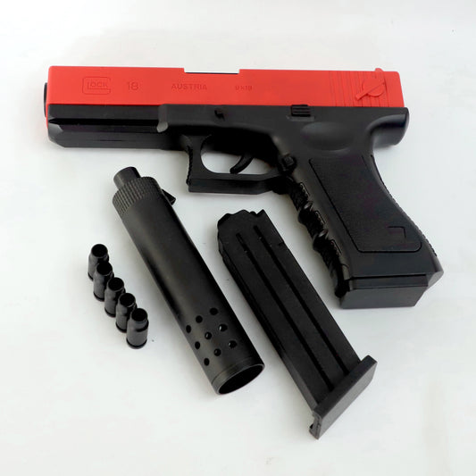 GEX Plastic Pistol Toygun | Red | Toys For Kids