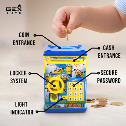 Mini Kids ATM Machine | Plastic ATM Money Bank for Kids