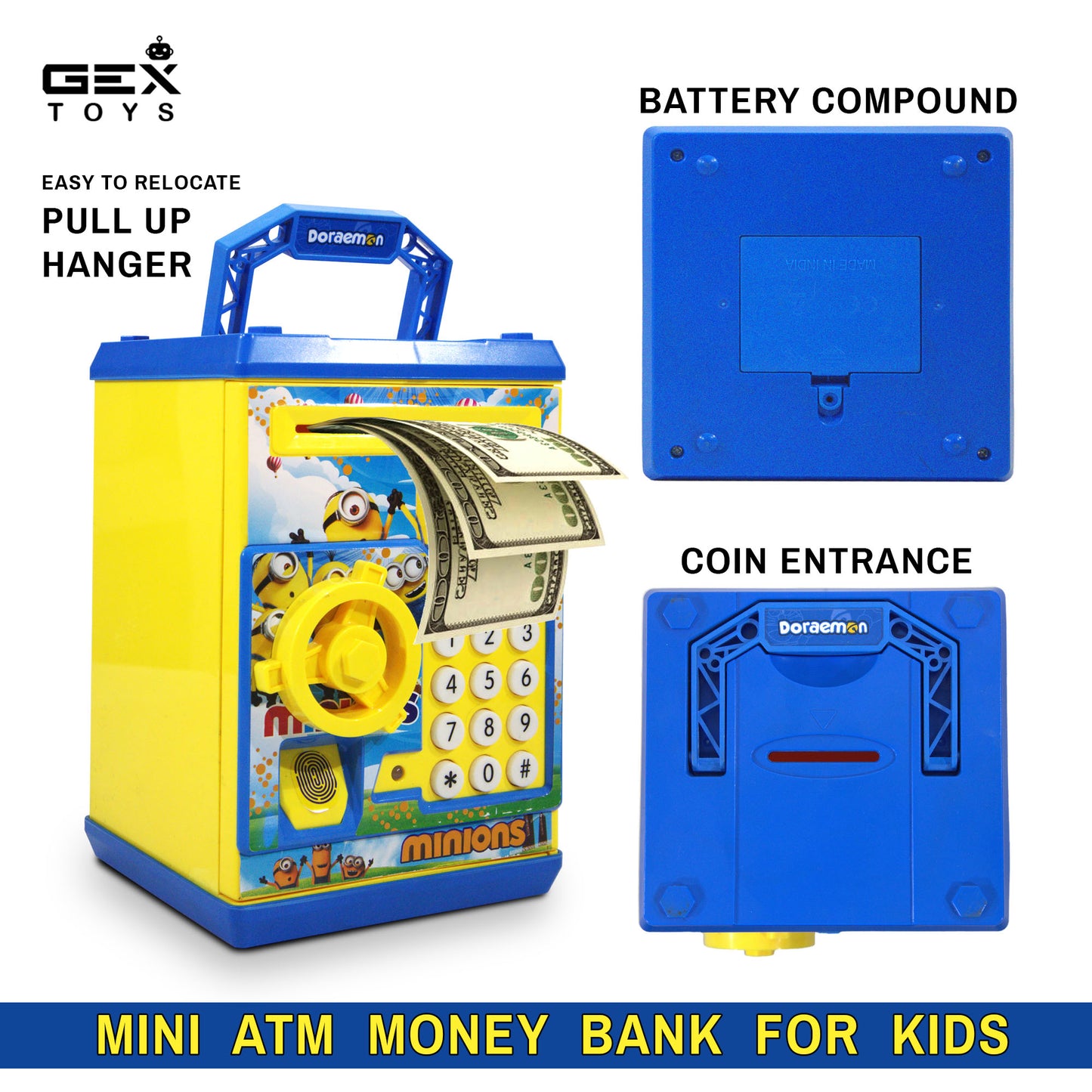 Mini Kids ATM Machine | Plastic ATM Money Bank for Kids