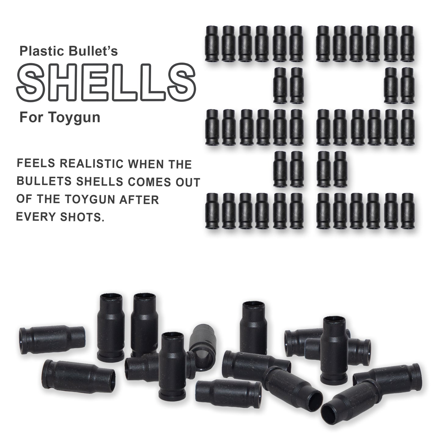 Bullet Shells for Jump Ejecting Action Toys | Toys for kids