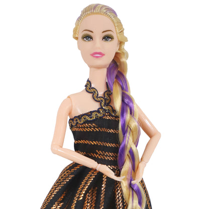 Barbie Doll With Cute Look | Movable Hand & Legs | Multiple Color & Dresses
